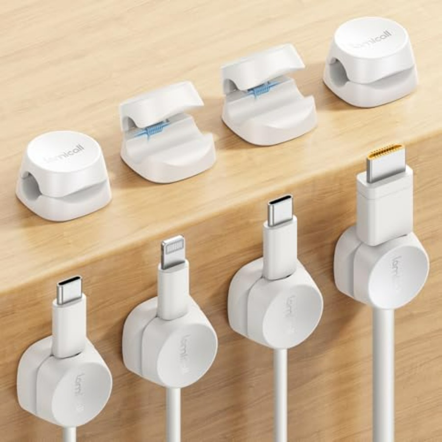 Car Cable Organizer - Set di 8 Organizzatori per Cavi,