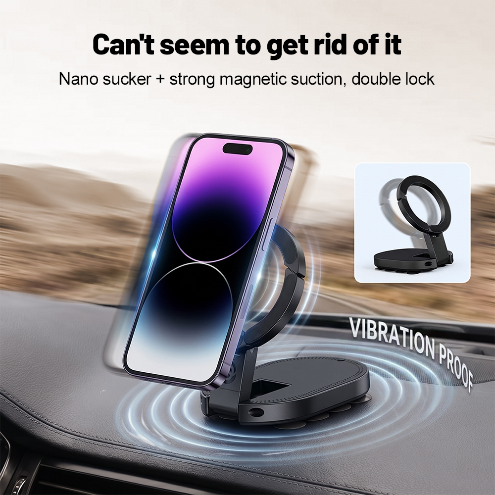Car Cable Organizer - 360 ° Supporto Magnetico per Telefono