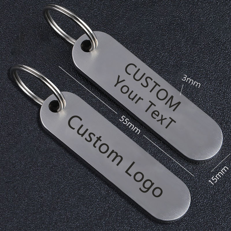 Car Accessories Name - Portachiavi personalizzato in acciaio inossidabile LOGO