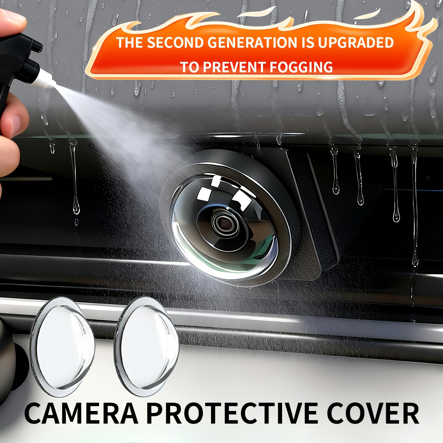 Rear Camera For Car - 2 Pezzi Protezione per Lente Telecamera
