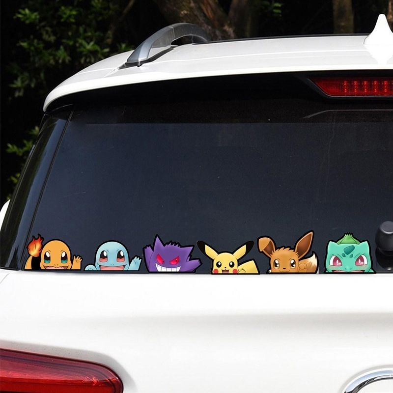 Car Accessories Window - Adesivo per finestrino auto Pokémon, adesivo