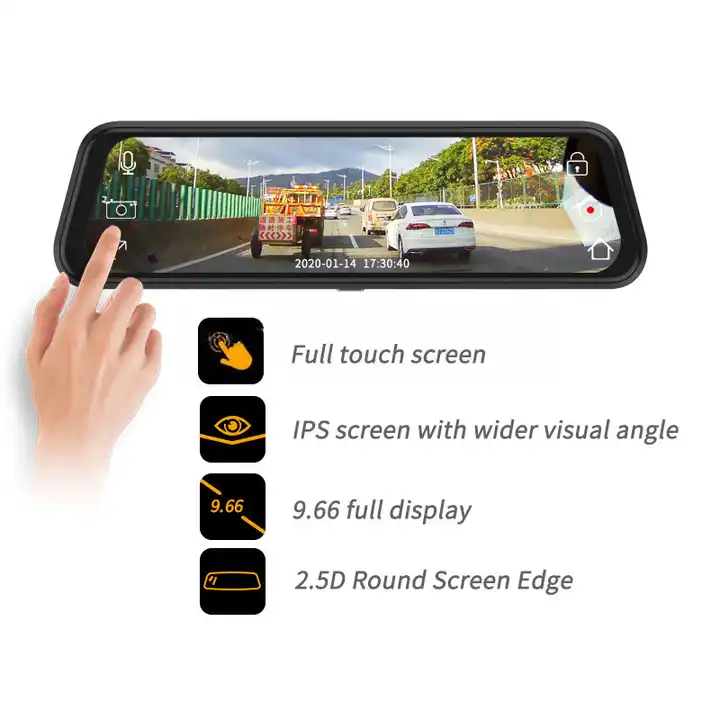 Dash Cam con Specchio da 10''  - Rear Camera For Car recensione e prezzo