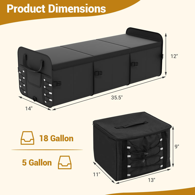 Organizer per Bagagliaio Auto  - Car Trunk Organizer recensione e prezzo