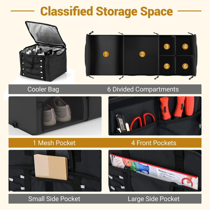 Organizer per Bagagliaio Auto  - Car Trunk Organizer recensione e prezzo