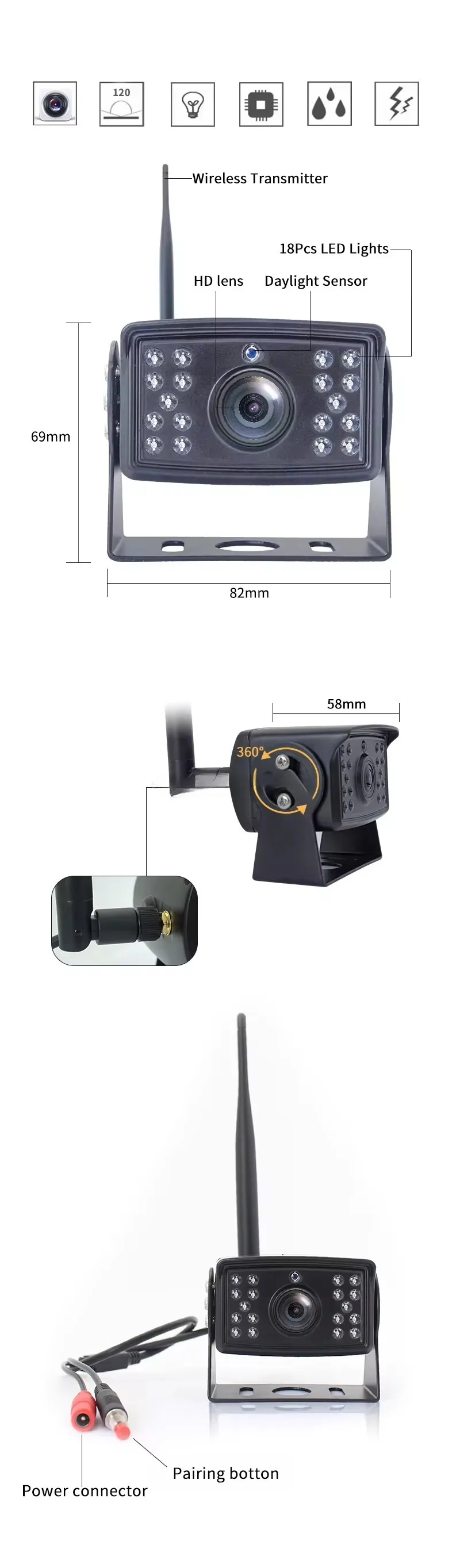 Sistema di Telecamere Wireless - Rear Camera For Car recensione e prezzo