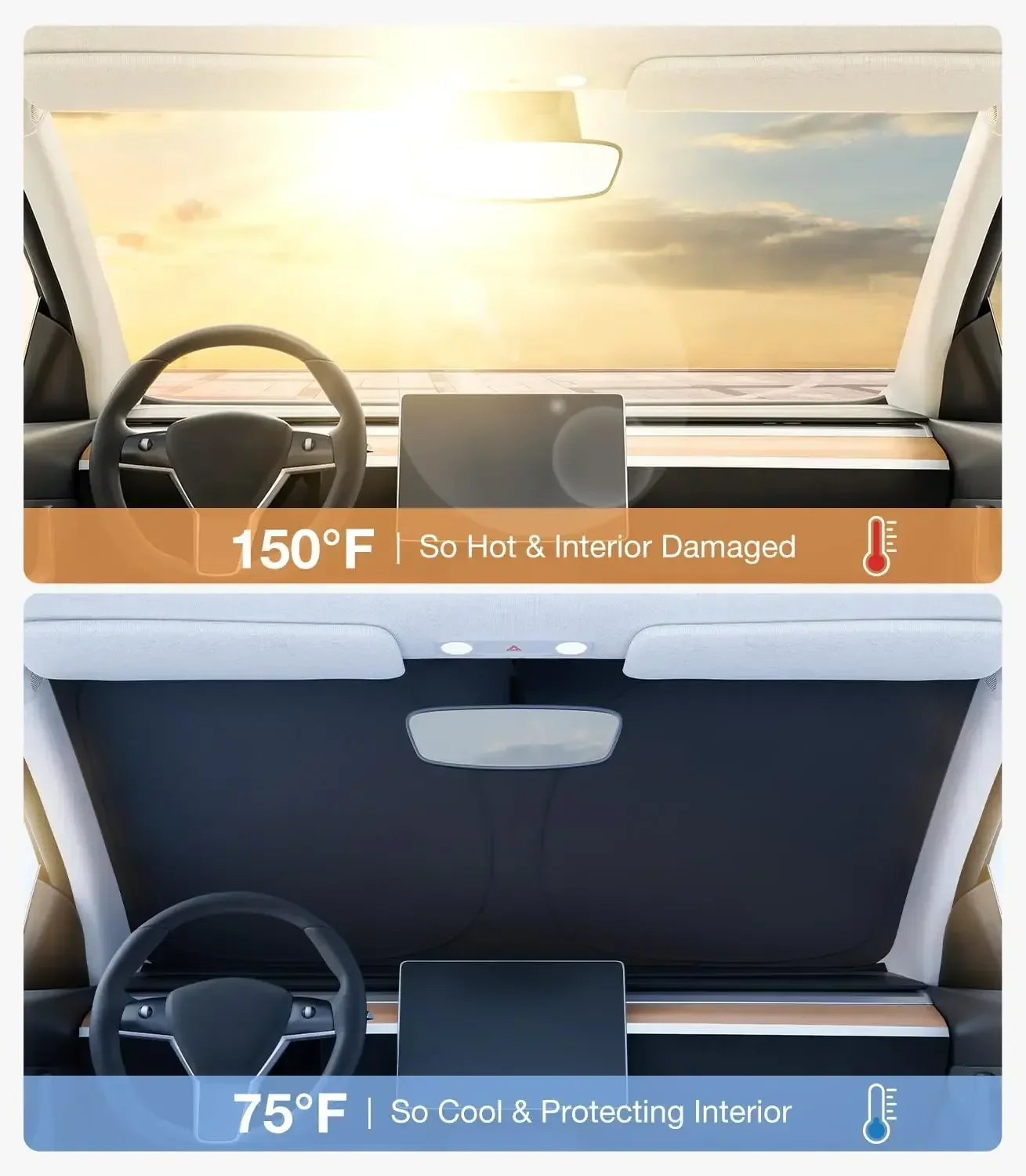 Parasole per Parabrezza Tesla  - Car Accessories Window recensione e prezzo
